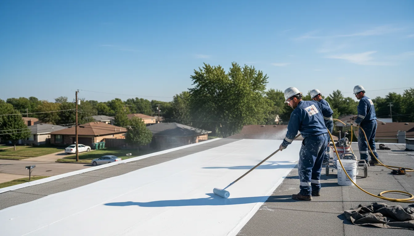 Commercial roof coating in Wichita, KS near me